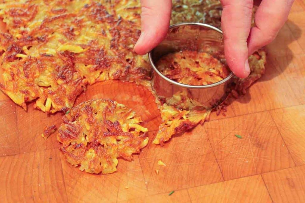 Cut out the hash browns