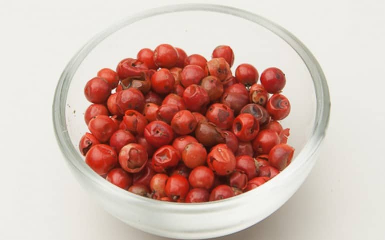 red berries which are often referred to as red pepper.