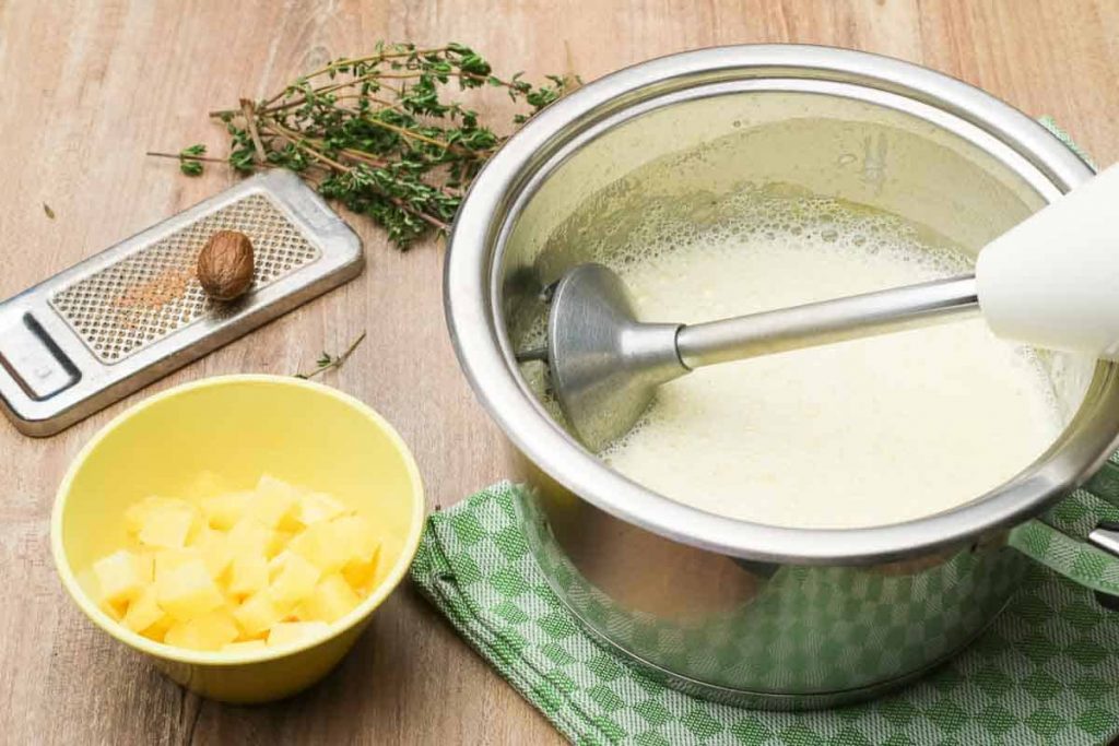prepare home made potato soup with this chef recipe