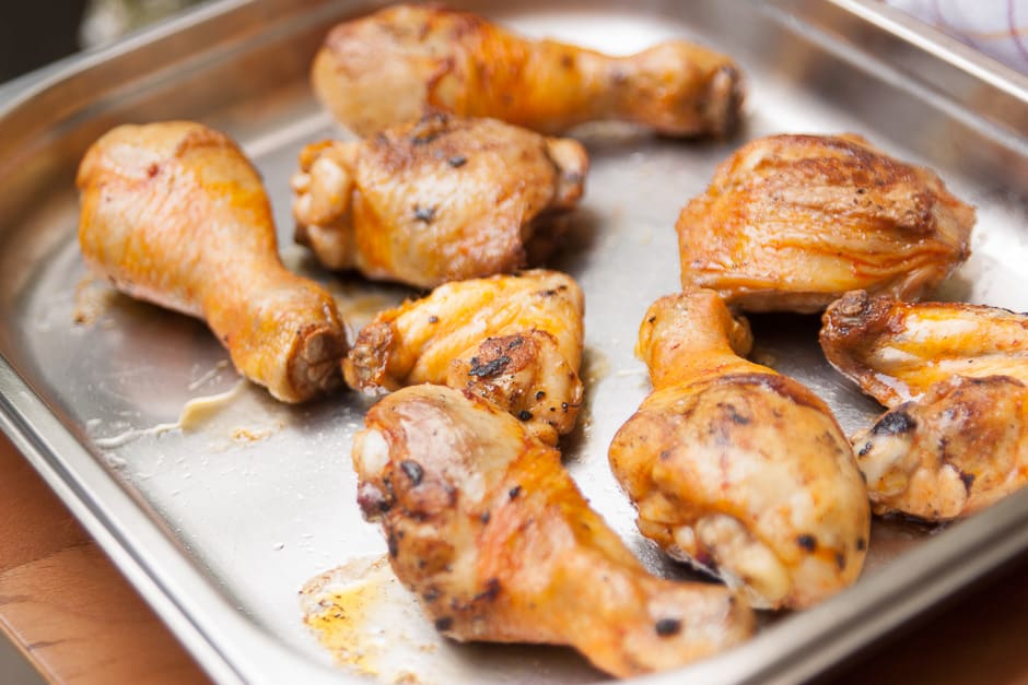marinated grilled chicken legs taste delicious.