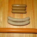 Selection of sausages for curry sausage