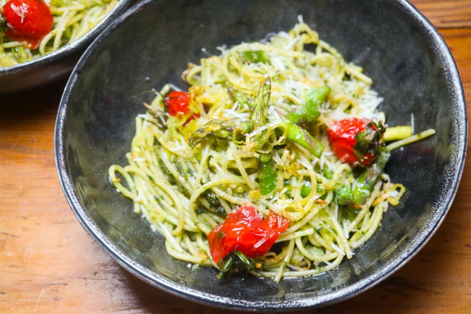Recipe picture Spaghetti Pasta with asparagus