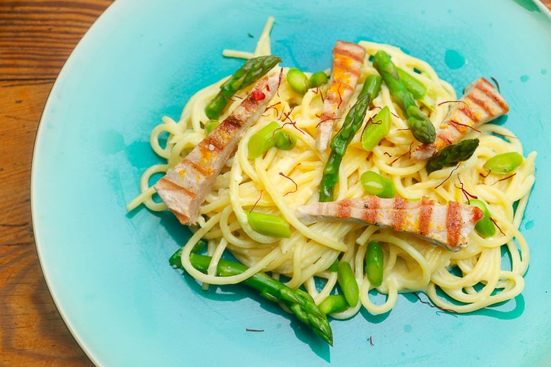 Spaghetti with tuna Recipe Image