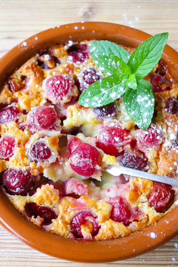 French style cherry casserole