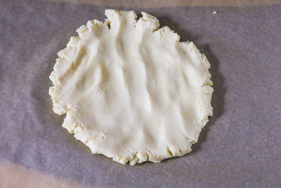 Shape the dough with your hands