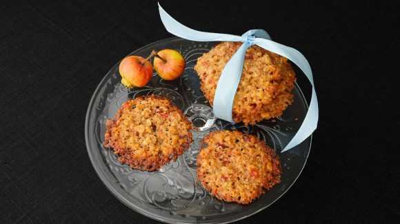 Oat biscuits with walnuts recipe picture