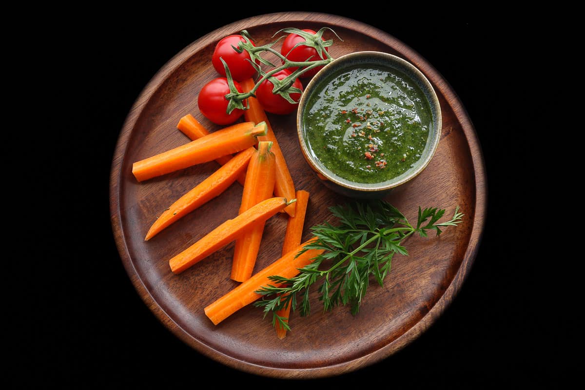 Carrot herb pesto