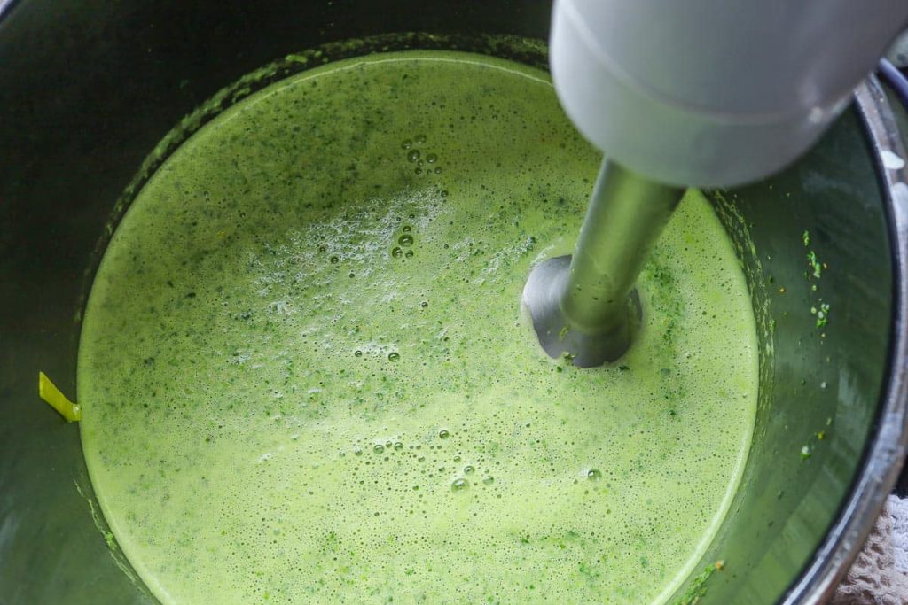 Mix up the kale soup