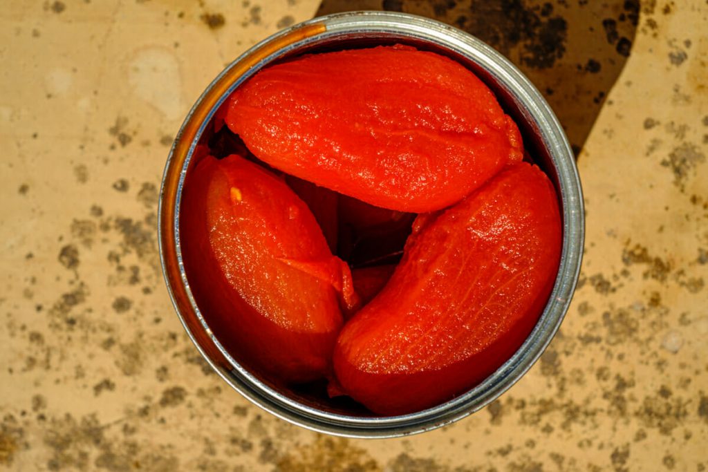 Canned tomatoes
