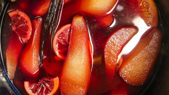 Red Wine Pears recipe image