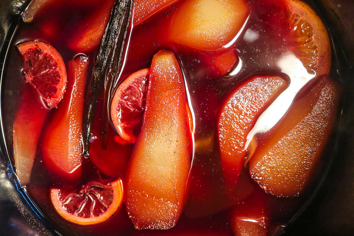 Red Wine Pears recipe image