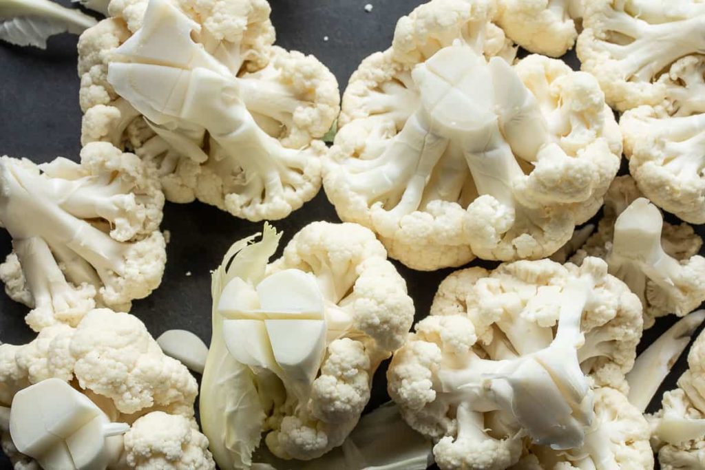 Prepared cauliflower florets