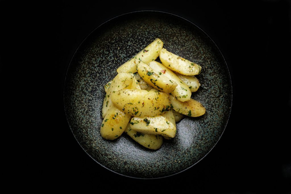 Buttered potatoes