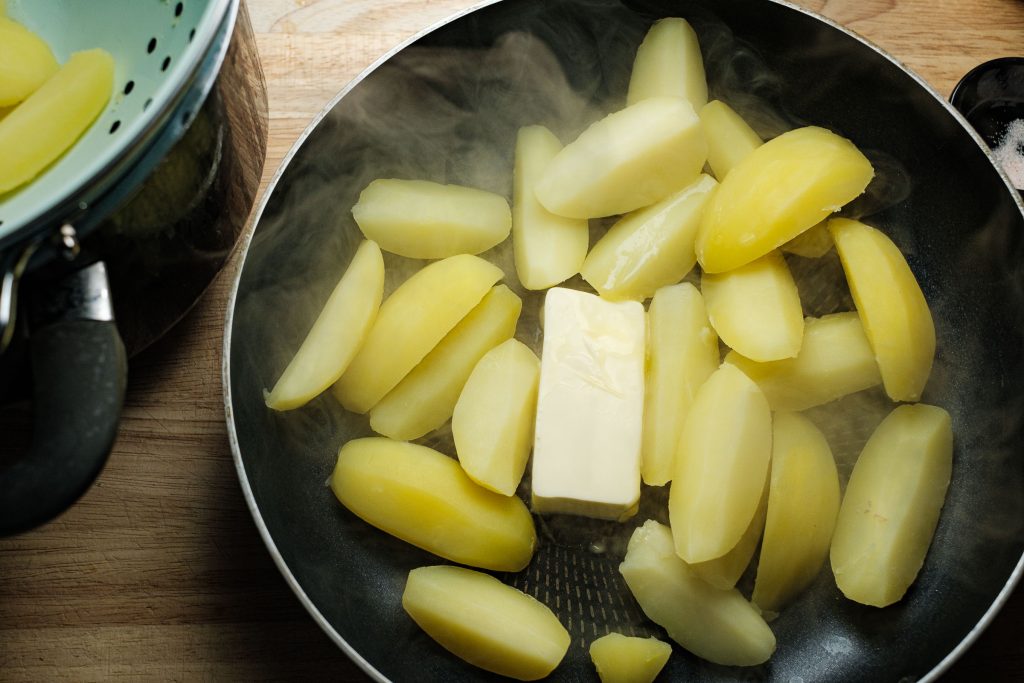 Potatoes with butter