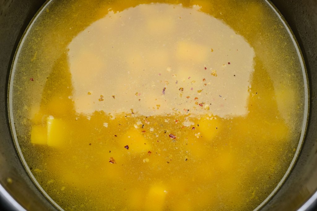 cooking squash soup