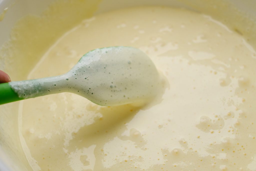 Tiramisu cream mass made ready
