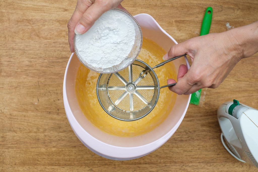 Prepare flour sift
