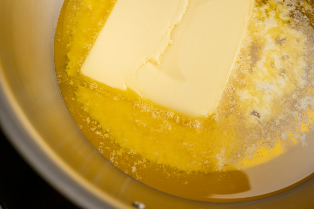 Boil butter for clarified butter
