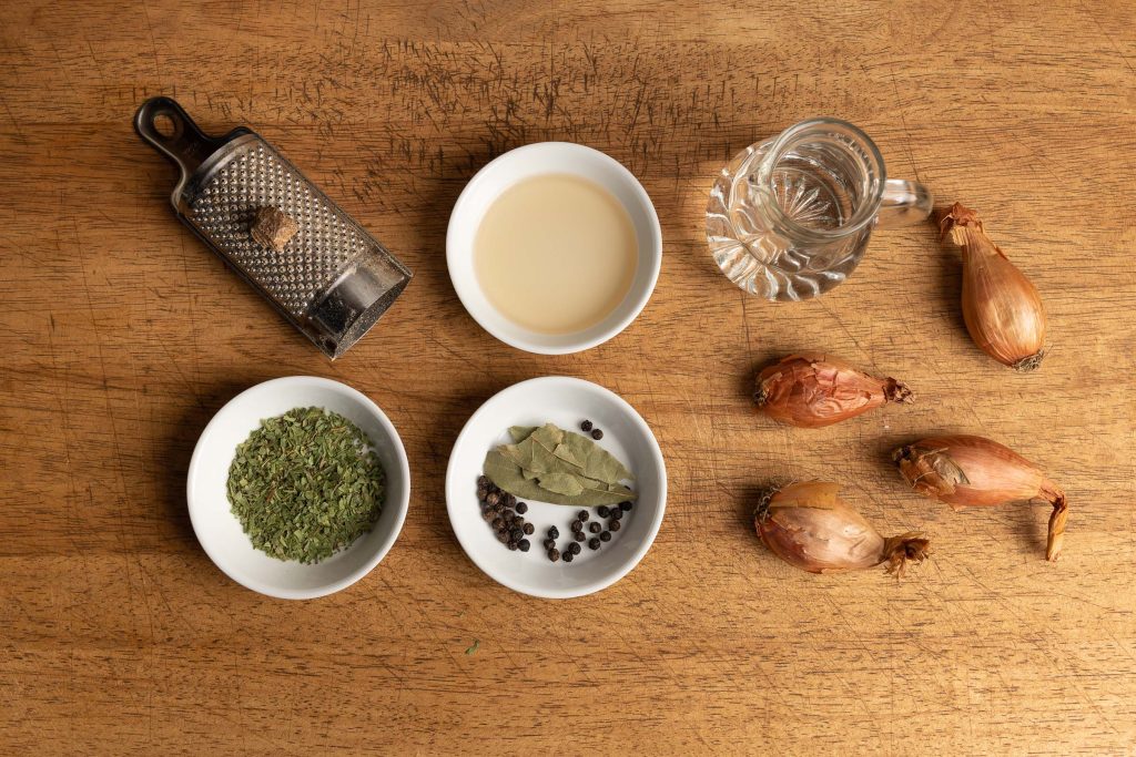 Reduction ingredients for Bearnaise sauce
