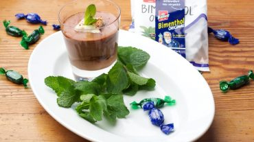 Schokoladenmousse mit Minze Geschmack, Kochen mit bonbons Rezept Bild zu