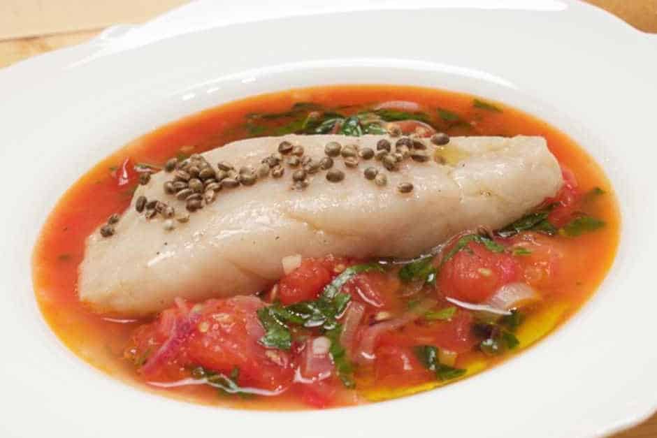 Fisch in Tomatensoße Rezept Bild