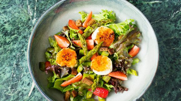Ziegenkäse Salat Rezept Bild