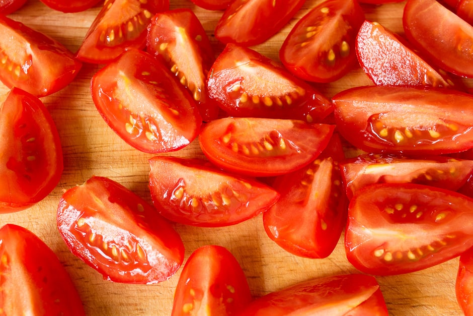 Geschnittene Tomaten