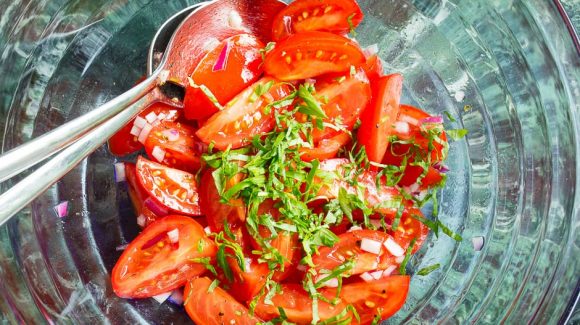 Tomatensalat Rezept Bild