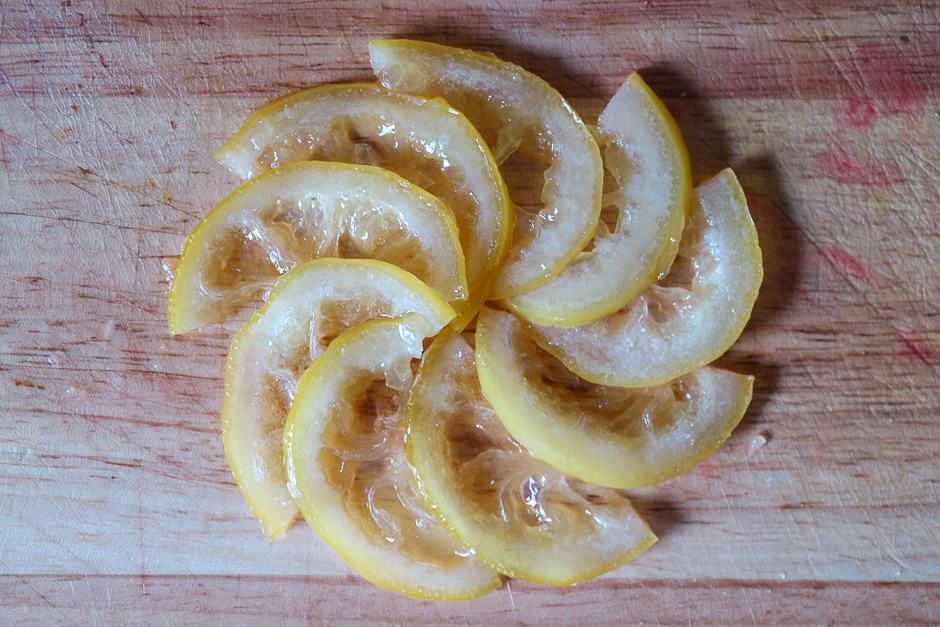 Zitronen zu Stern gelegt