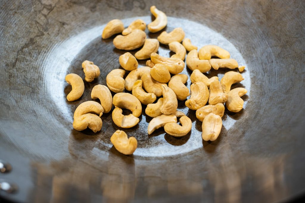 Cashew Anrösten