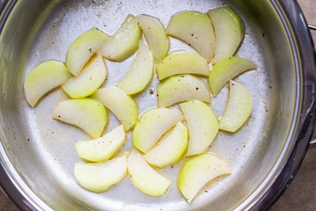 Kohlrabi Spalten