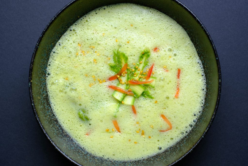 Grüne Spargel Suppe