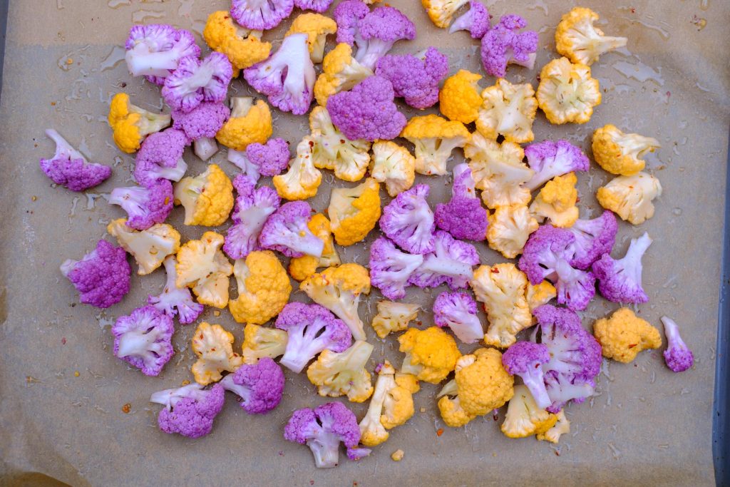 Blumenkohl Backblech