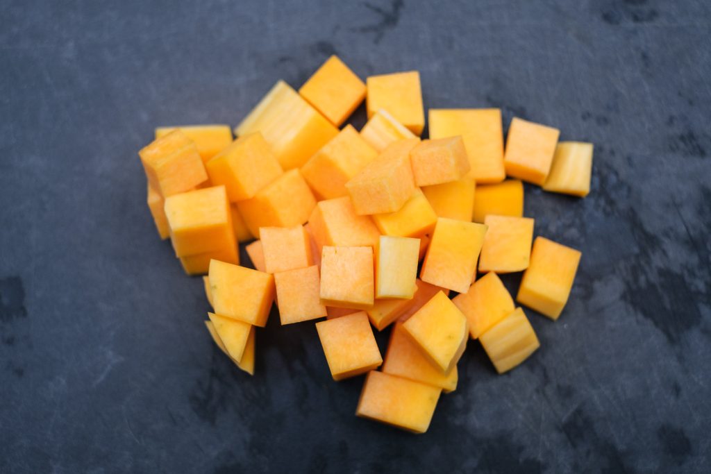 Kürbis Würfel