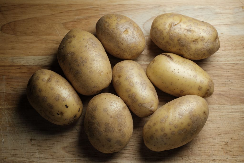 Rohe Kartoffeln