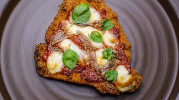 Schnitzel Pizza Schnizza Rezept Bild