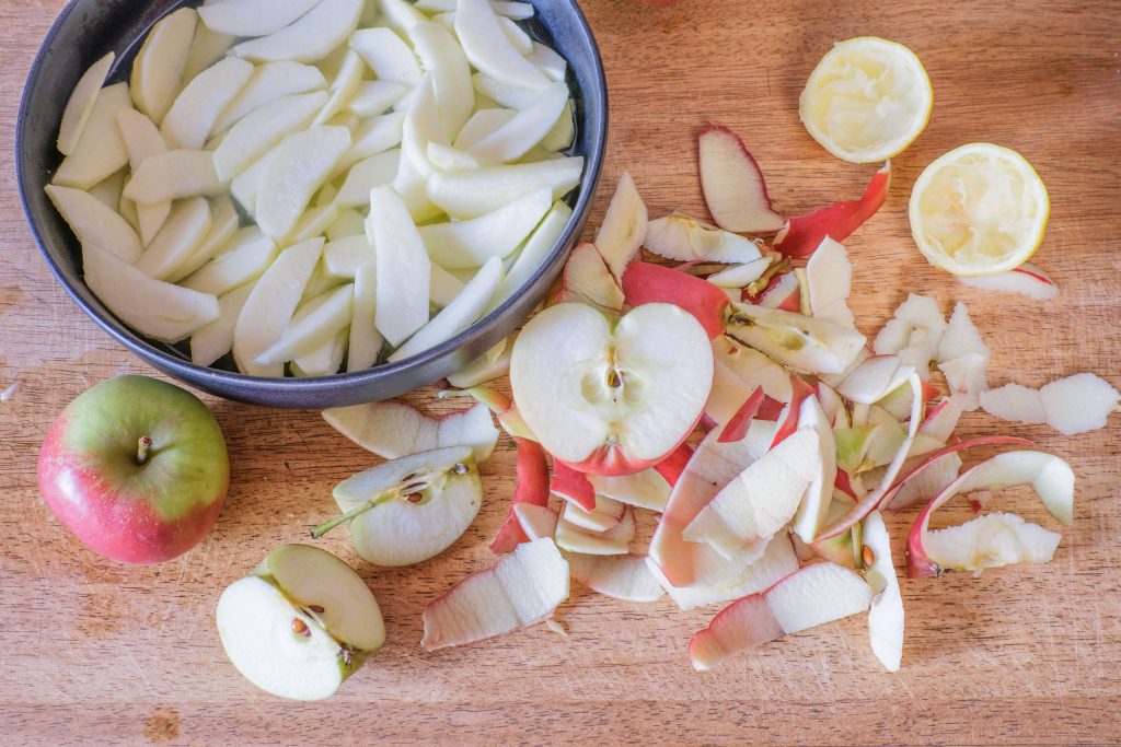 Äpfel vorbereiten