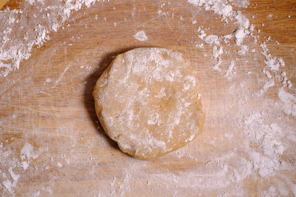 Plätzchen Teig vor dem Ausrollen