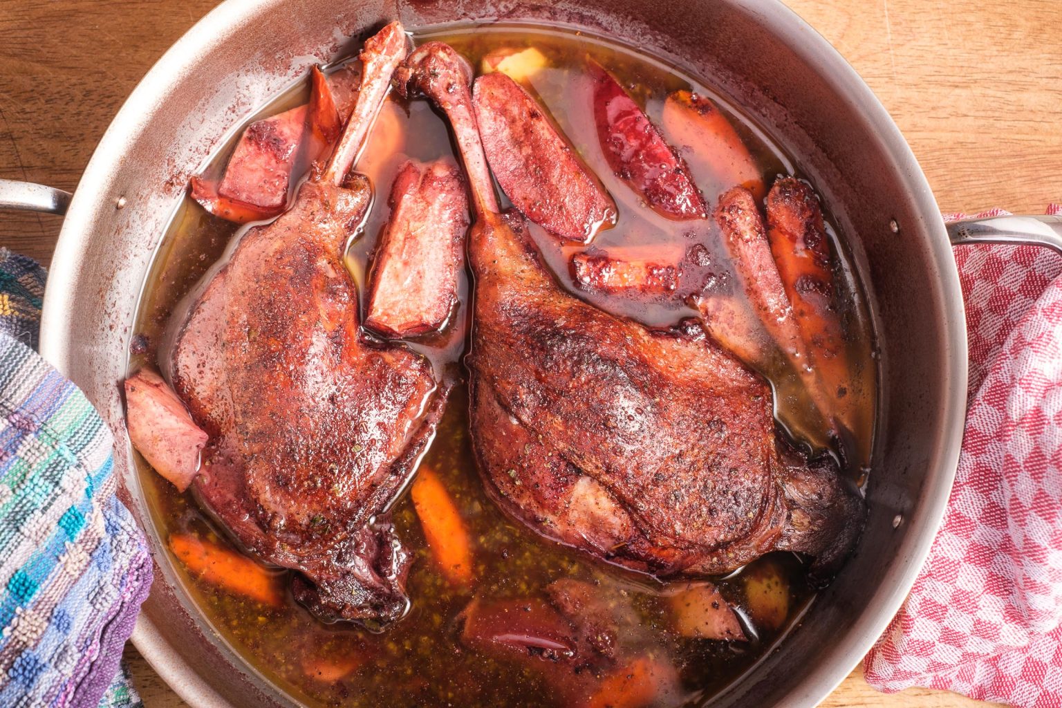 Gänsekeulen Rezept für einfach Zubereitung im Backofen