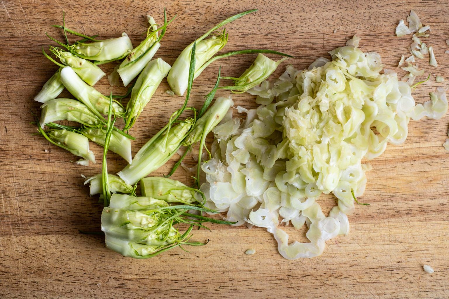 Puntarelle Rezept als Salat und Antipasti. Anleitung zum selbst kochen