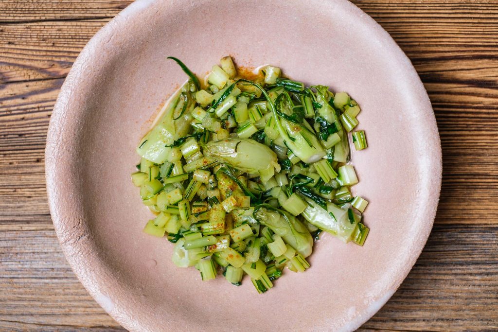 Puntarelle gebraten