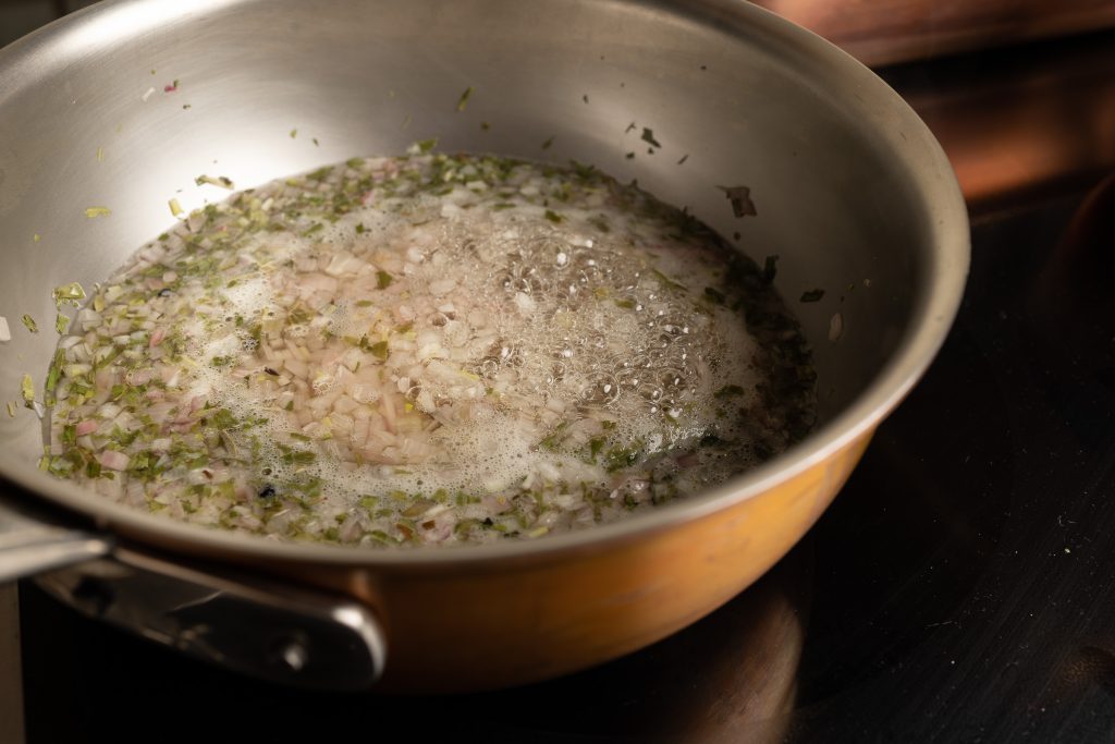 Sauce Bernaise Reduktion einkochen
