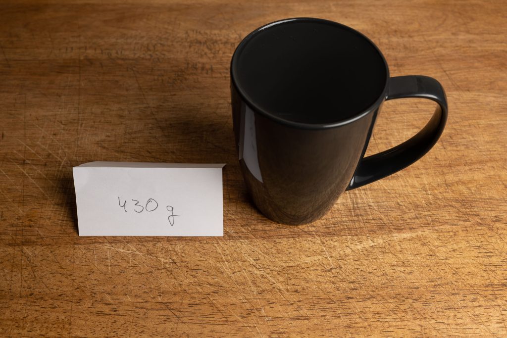 Tasse 430 ml/g Füllmenge