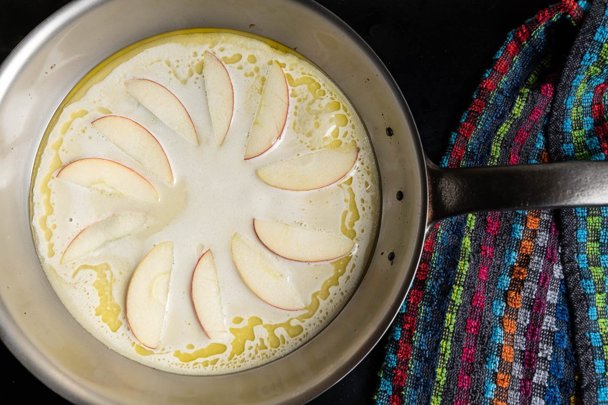 Apfelpfannkuchen Grossmutter Art zubereiten