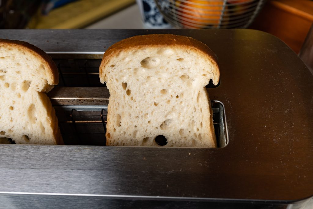 Toastbrot im Toaster