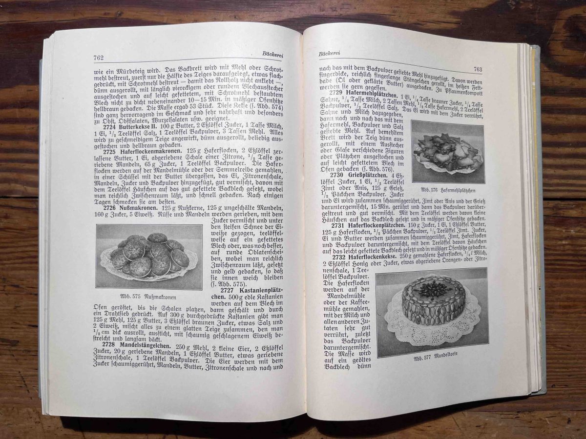 Weihnachtsplätzchen im Kochbuch von Mary Hahn