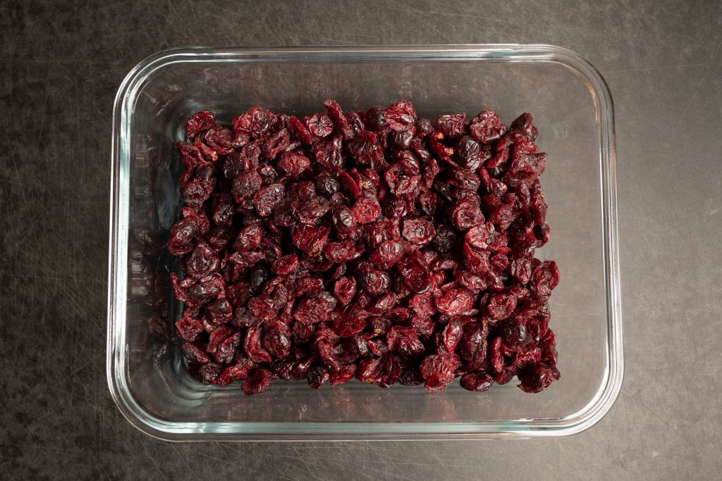 Cranberry oder Rosinen für Stollen