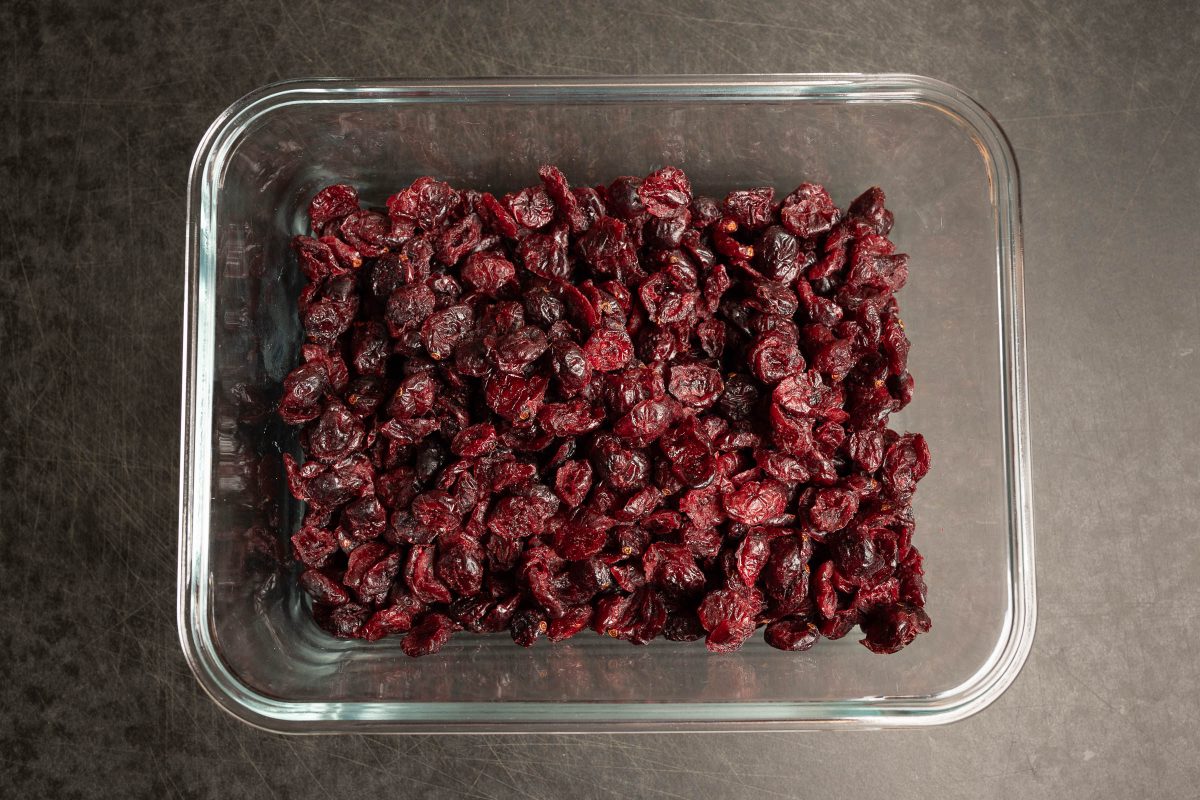 Cranberry oder Rosinen für Stollen