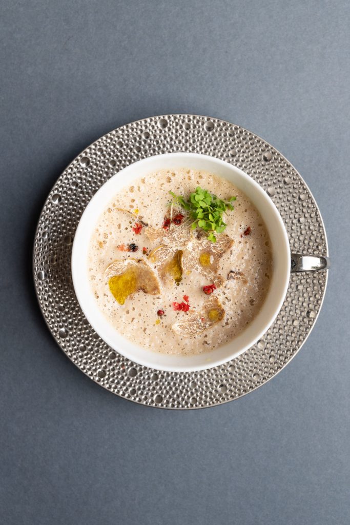 Maronensuppe Suppentasse Hochformat