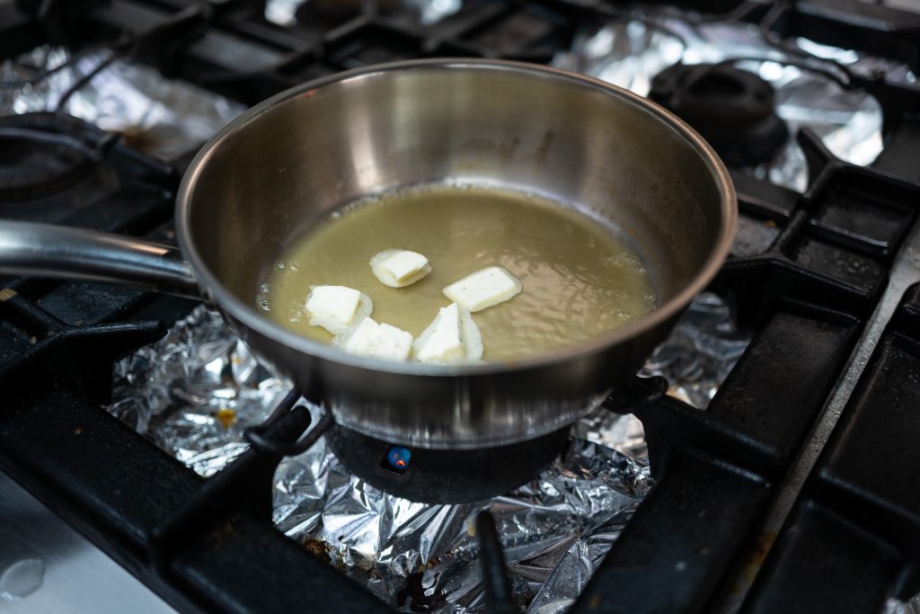 Trüffelbutter Emulsion vorbereiten
